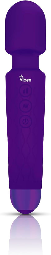 Viben Tempest 20 Function Travel Body Wand Massager Violet Body Wands